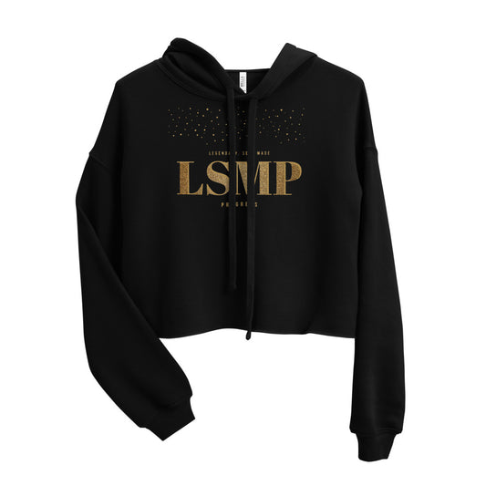 LSMP WOMEN'S GOLD Crop Hoodie