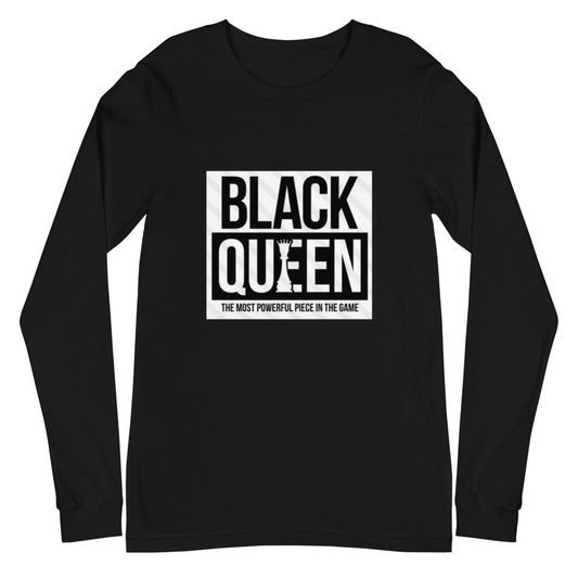 BLACK QUEEN - Unisex Long Sleeve Tee